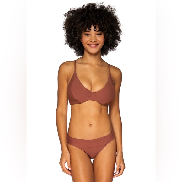 Like New Swim Systems Maya Underwire Bikini Top Canyon Clay size 36D - Picture 2 of 8